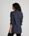 Percy Denim Look Blazer - Dark Indigo