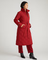 Nehra Quilted Coat - Autumnal Red
