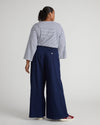 Denim Wide Leg Pant - Dark Indigo