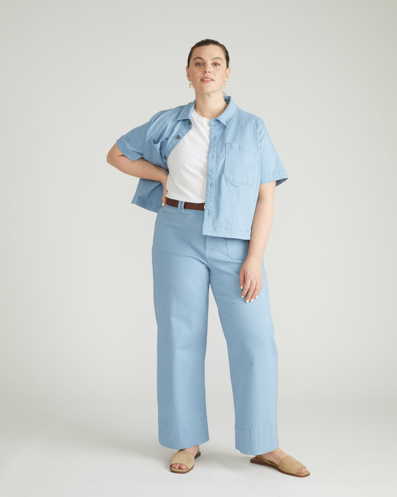Claudia High Rise Stretch Jeans - Clear Sky