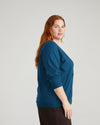 Savvy Fine Knit Cardigan - Deep Teal