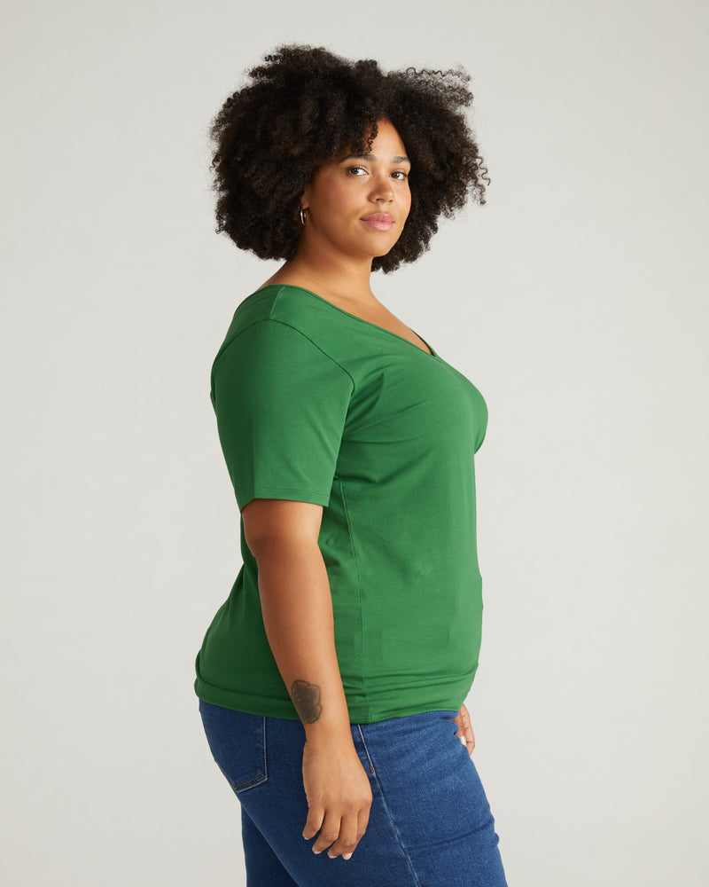 Double V Tee - Jardin