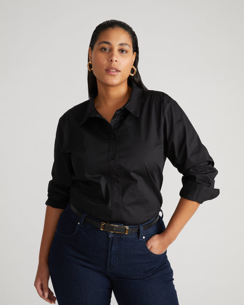 The Artist Poplin Shirt - Black