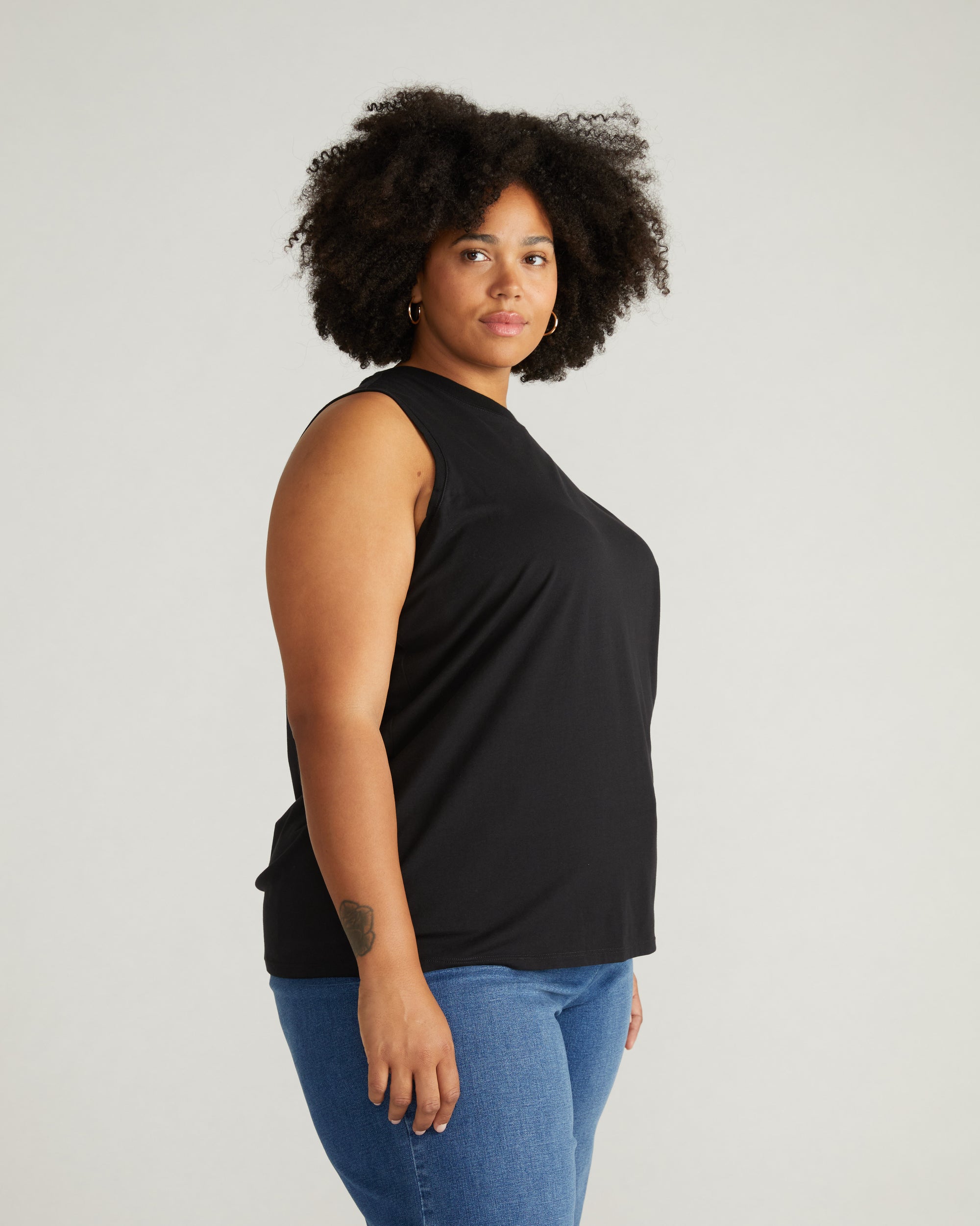 Patti Muscle Tank - Black