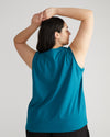 Patti Muscle Tank - Plume Blue