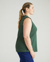Tabitha Frill Top - Conifer