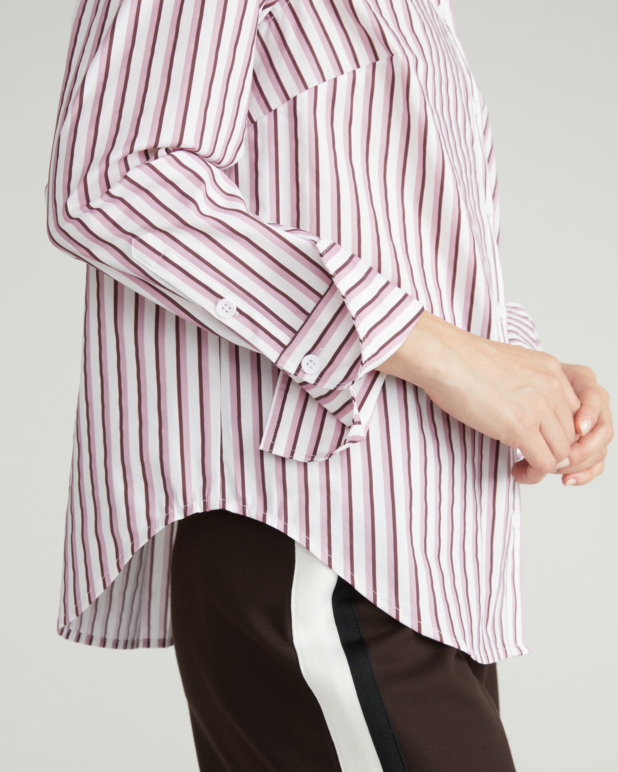 Henning x US Madison Shirt - Lilac Multi Stripe