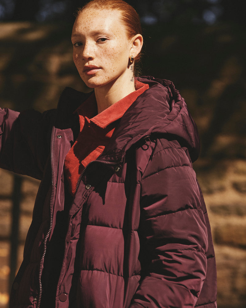 Everest Long Hooded Puffer 2 - Gamay