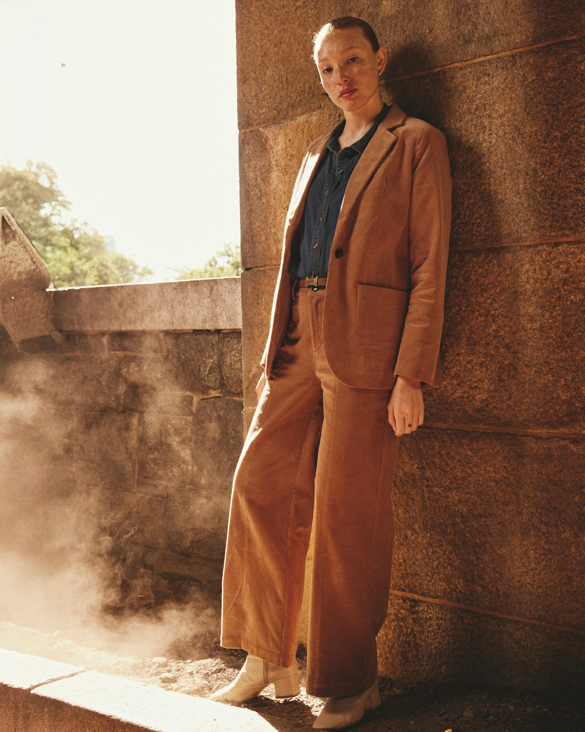 Davis Corduroy Blazer - Classic Camel