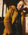 Everest Long Hooded Puffer 2 - Mustard
