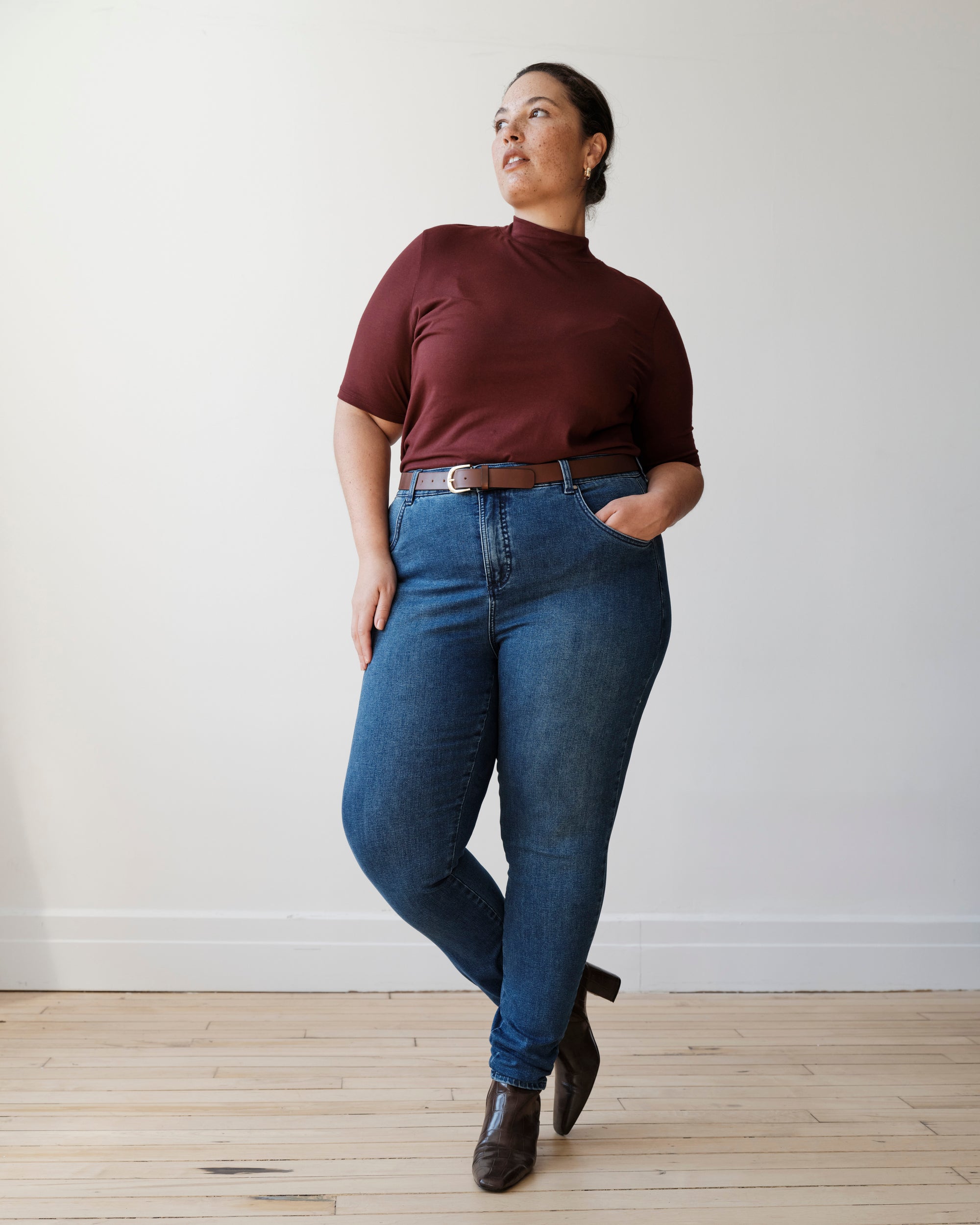 Seine High Rise Skinny Jeans 30 Inch - True Blue