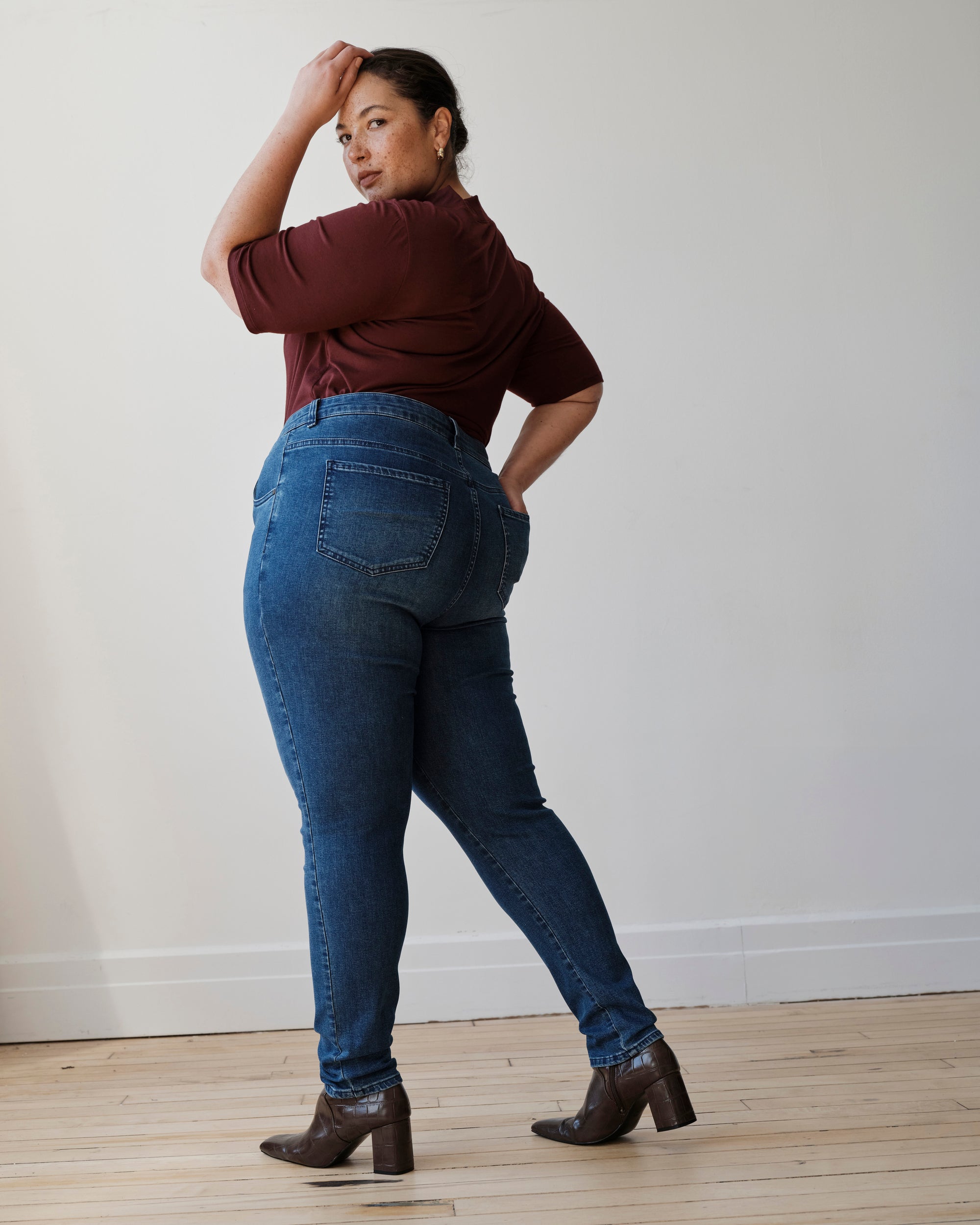 Seine High Rise Skinny Jeans 30 Inch - True Blue