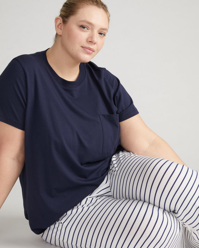 UltimateS Mola Lounge Pants - White/Cenote Stripe