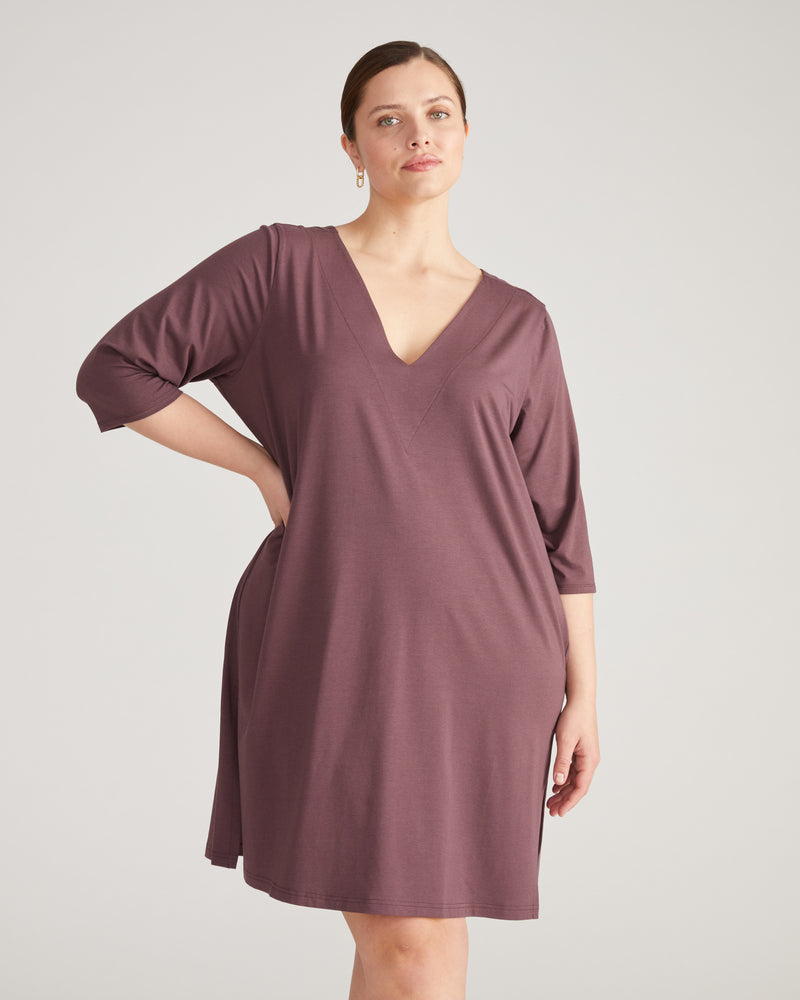 UltimateS Aubrey Sleep Dress - Cassis