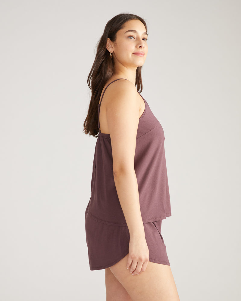 UltimateS Natalie Jersey Sleep Set - Cassis
