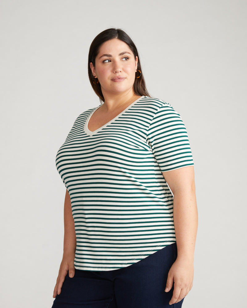 V Rex - Bone/Botanic Stripe