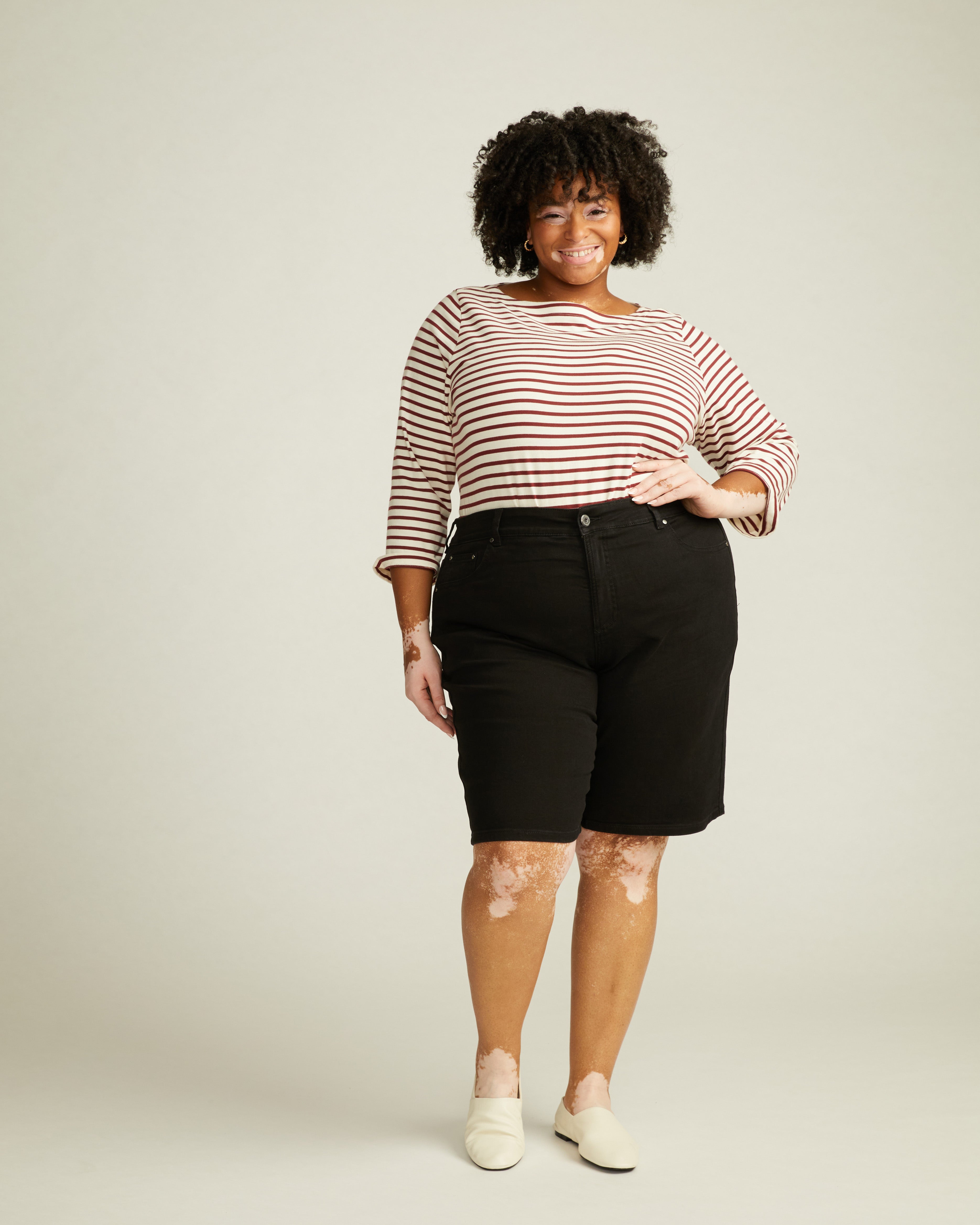 Bae Denim Shorts - Black