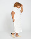 Dune Linen Shirtdress - White
