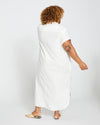 Dune Linen Shirtdress - White