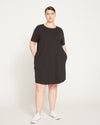 Halie T-Shirt Dress - Black