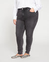Joni High Rise Curve Slim Leg Jeans 32 Inch - Soft Black