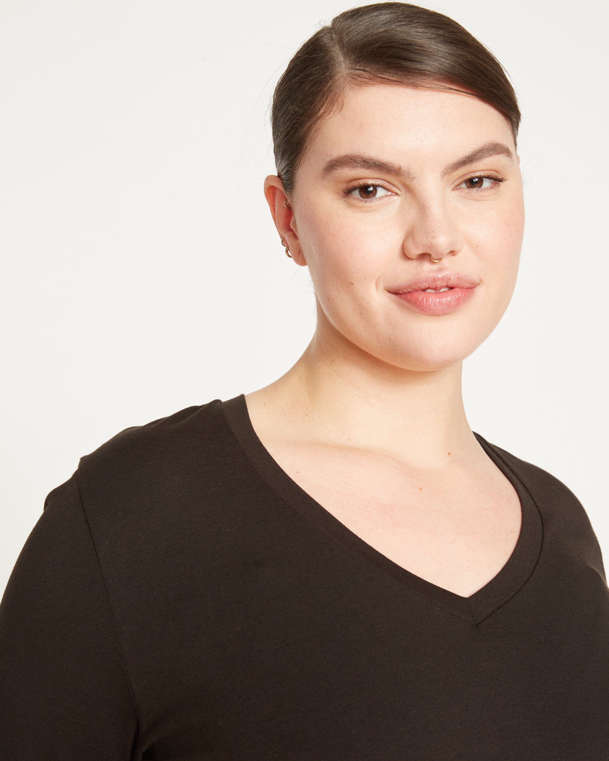 Long Sleeve V Rex - Black