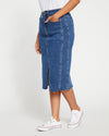 Dakota Denim Skirt - Odeon Blue