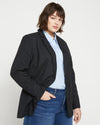The Pinstripe Blazer - Graphite