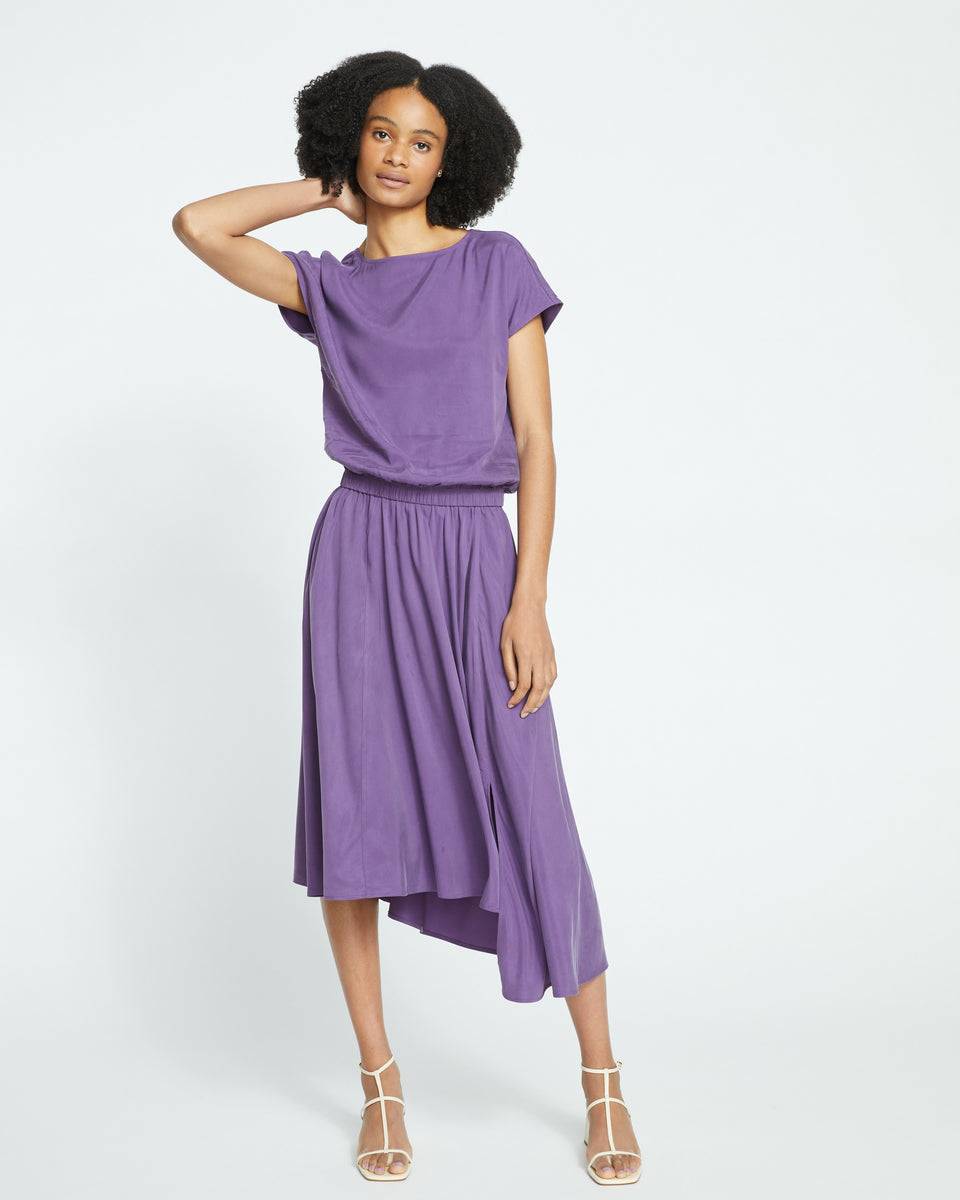 Palma Cupro Skirt - Potion Purple Zoom image 0