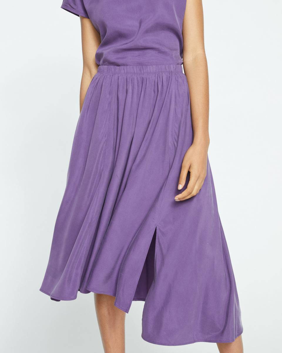 Palma Cupro Skirt - Potion Purple Zoom image 1