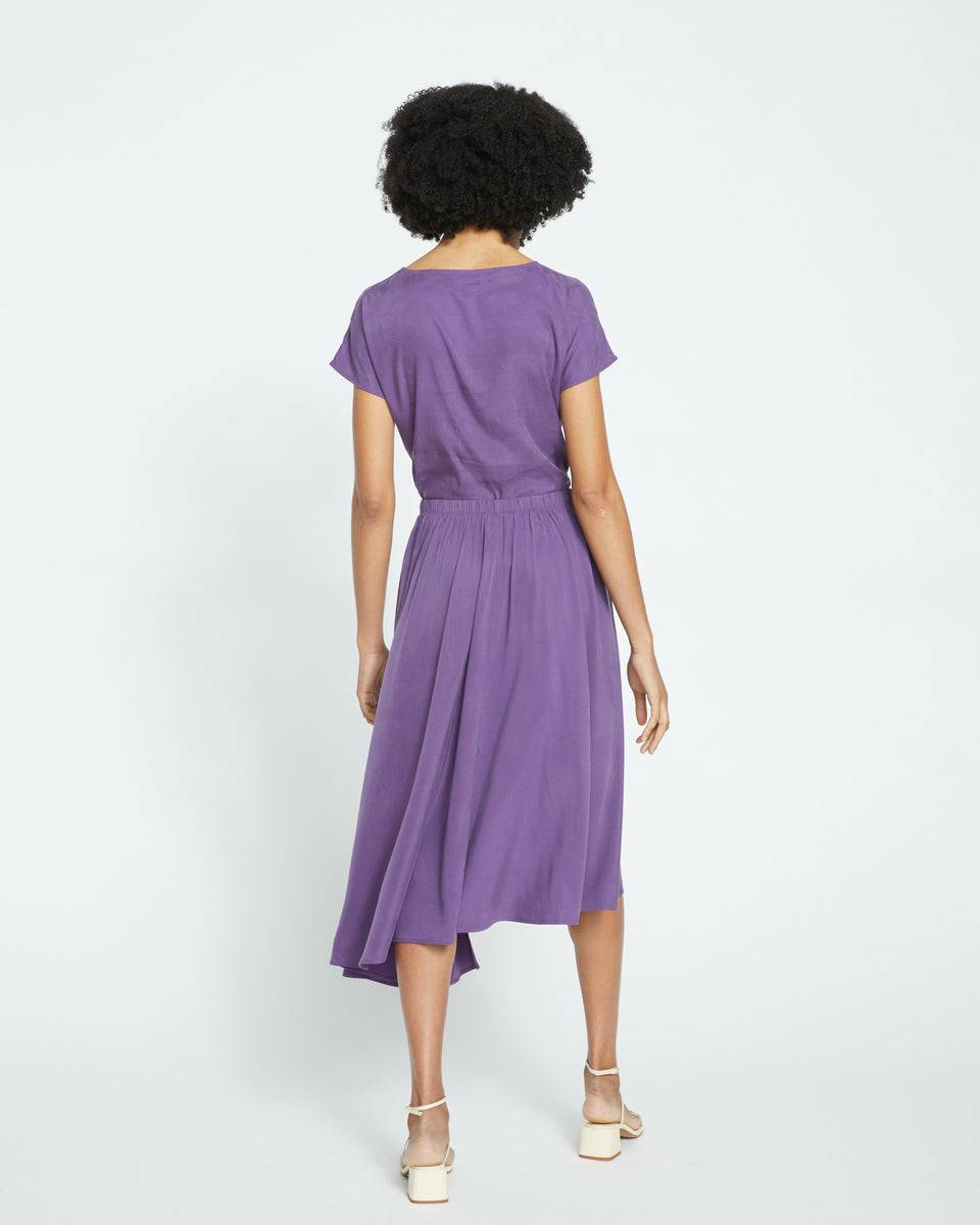 Palma Cupro Skirt - Potion Purple Zoom image 3