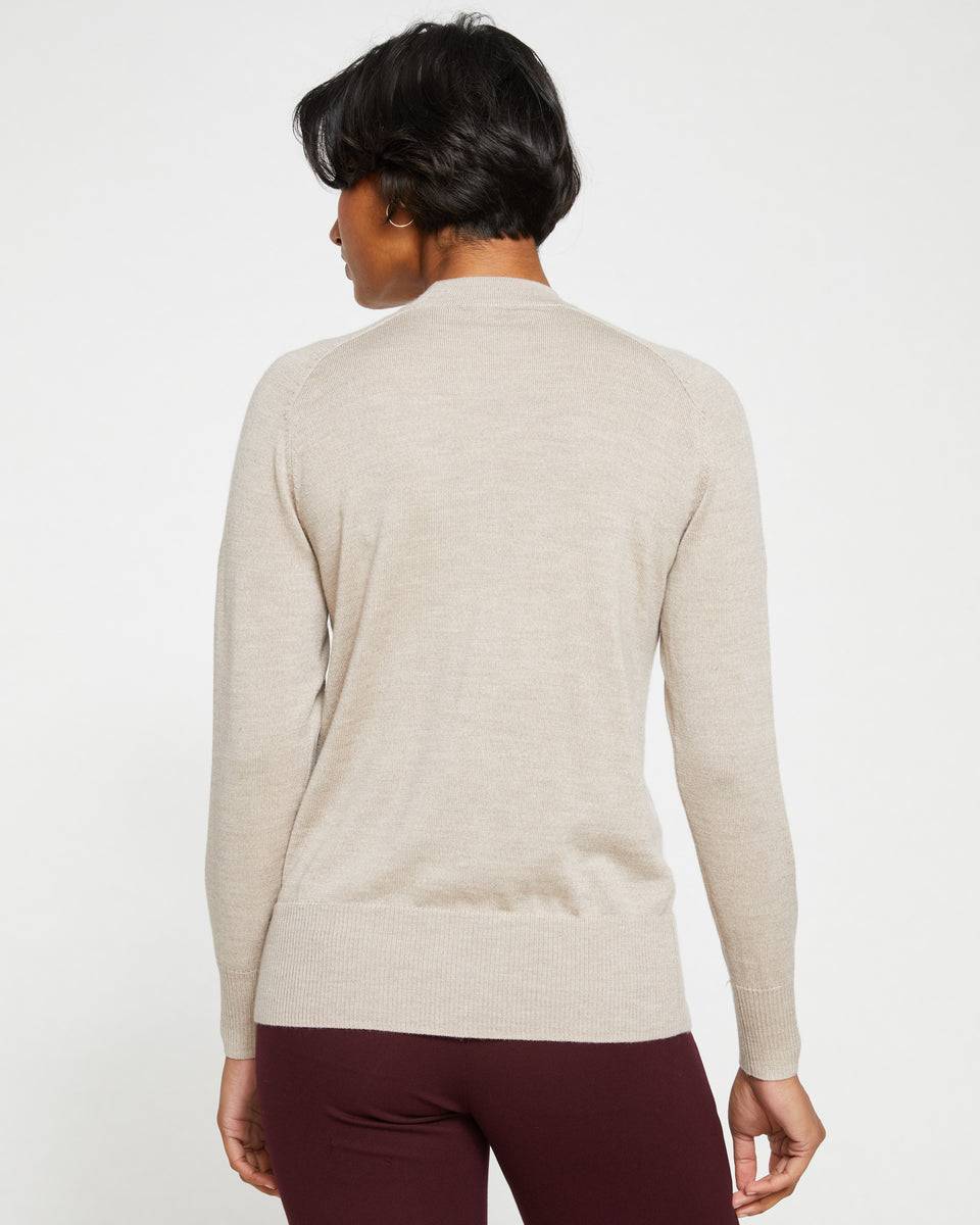 Beals Merino Cut-Out Sweater - Succulent Zoom image 3