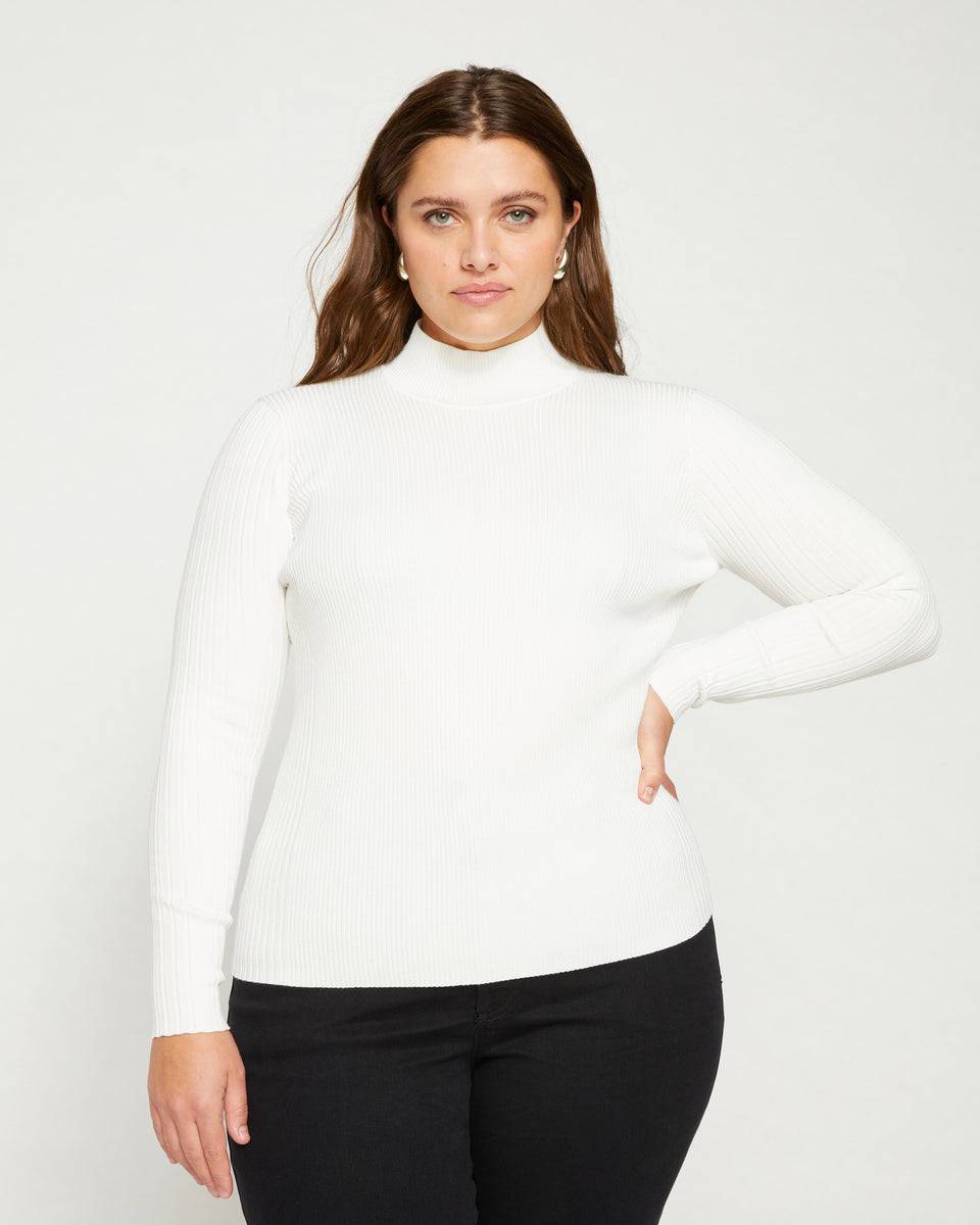 Mockneck Sweater - Cream Zoom image 0