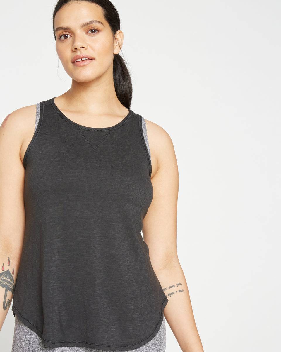 AirKnit All Day Tank - Black Zoom image 0