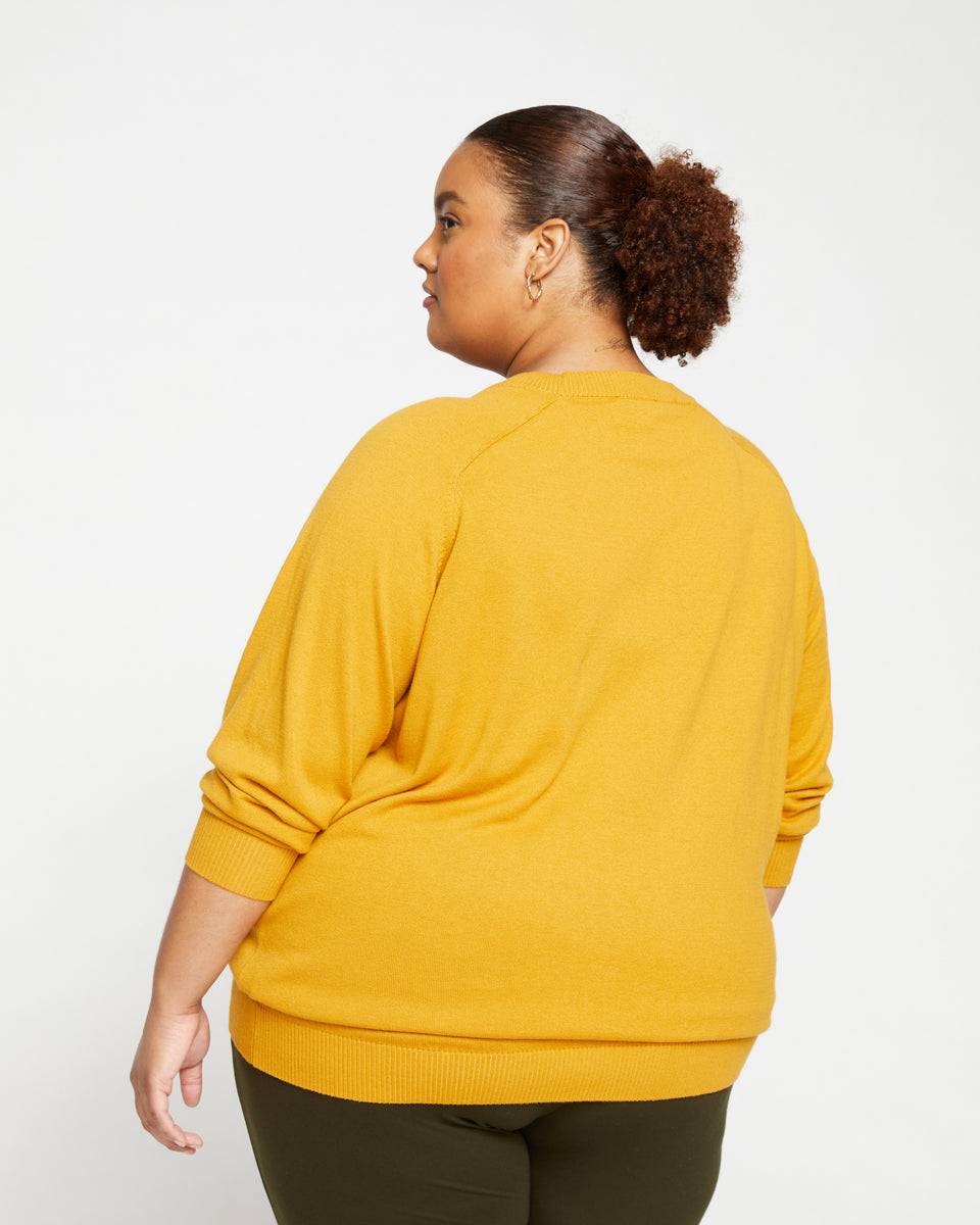 Eco Relaxed Core Sweater - Dried Saffron Zoom image 3