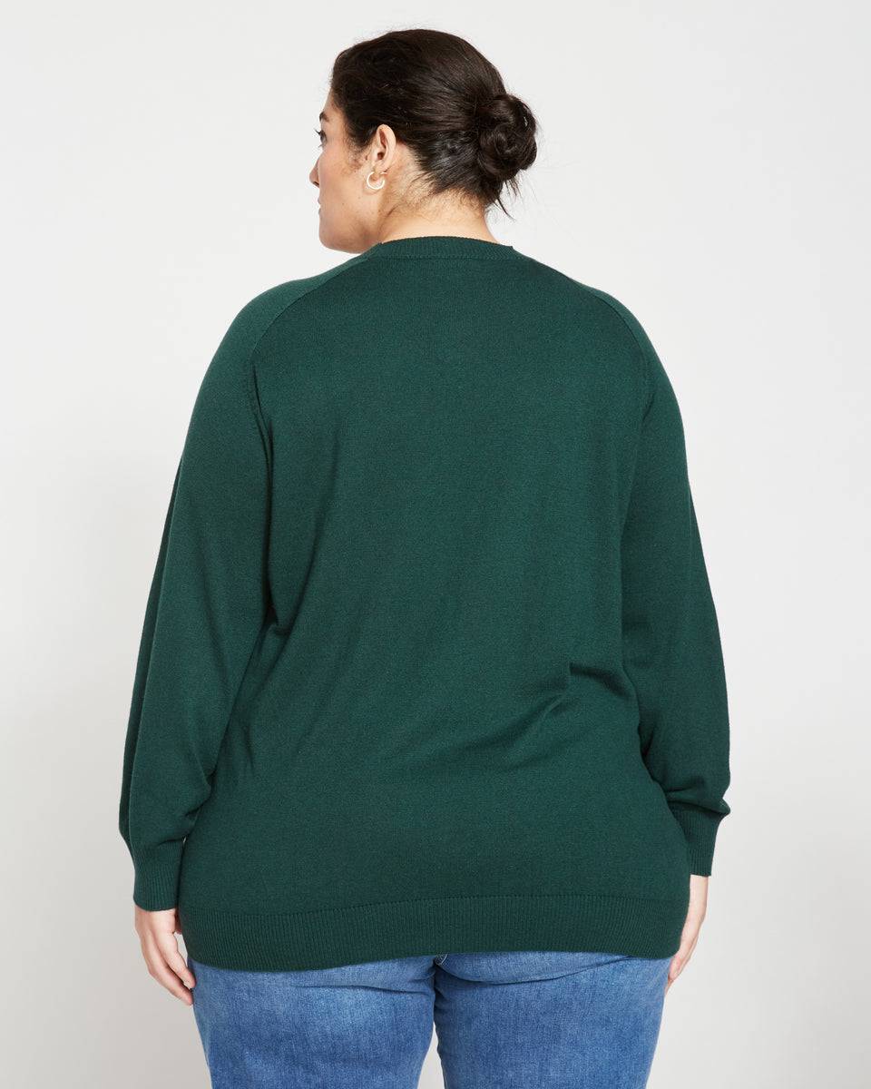 Eco Relaxed Core Sweater - Heather Forest Zoom image 4