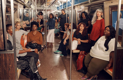 ALL OF US. AS WE ARE. ANYWHERE: A campaign cast on the subway.