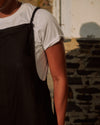 Kora Linen Overalls - Black