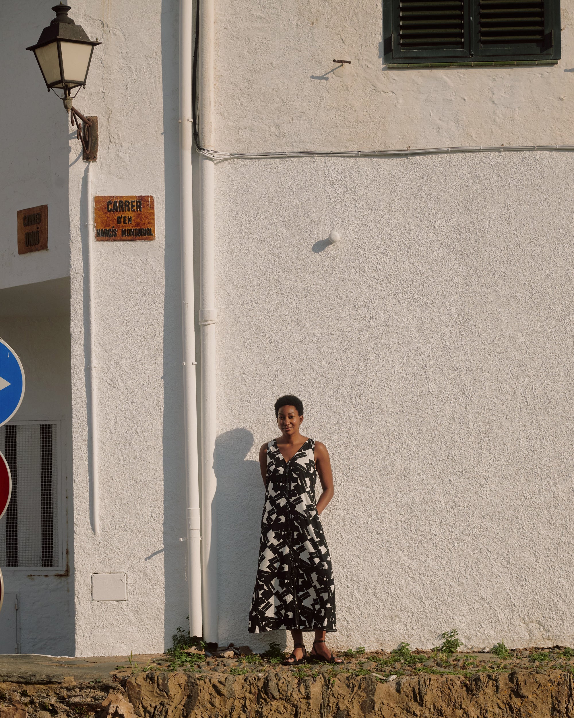 Islet Button-Down Linen Maxi Dress - Santiago Print