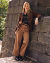Claudia High Rise Stretch Corduroy Pants - Classic Camel | Plus Size & Straight Size Women's Fashion | Universal Standard