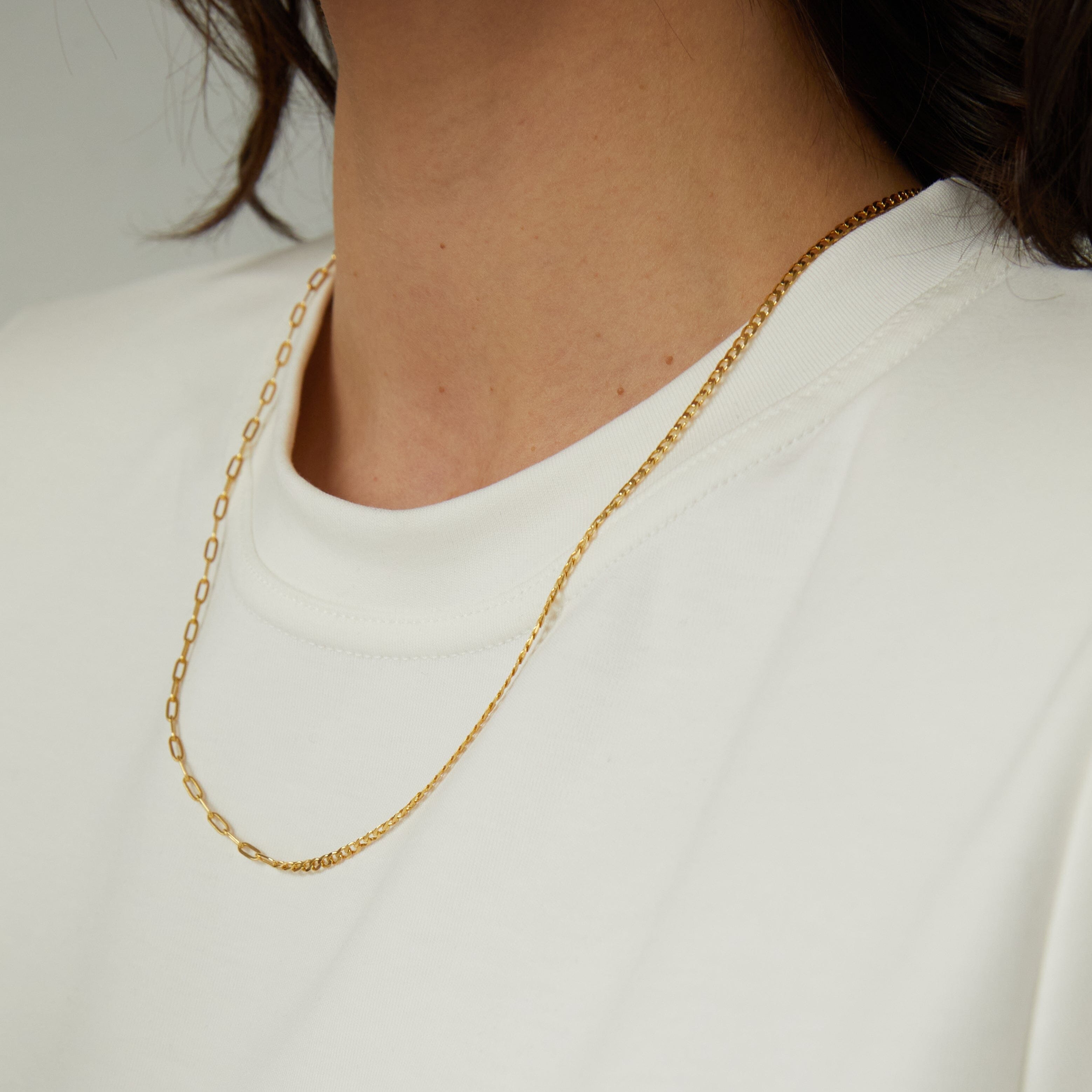 Aurate Mix Chain Necklace – Universal Standard Aurate Mix Chain Necklace – Universal Standard