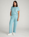 TravelKnit Relaxed Tee - Cameo Blue