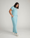 TravelKnit Relaxed Tee - Cameo Blue