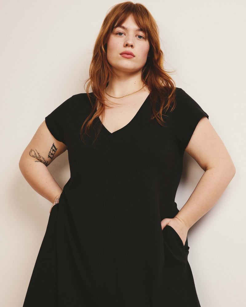 Danna Jersey Dress - Black