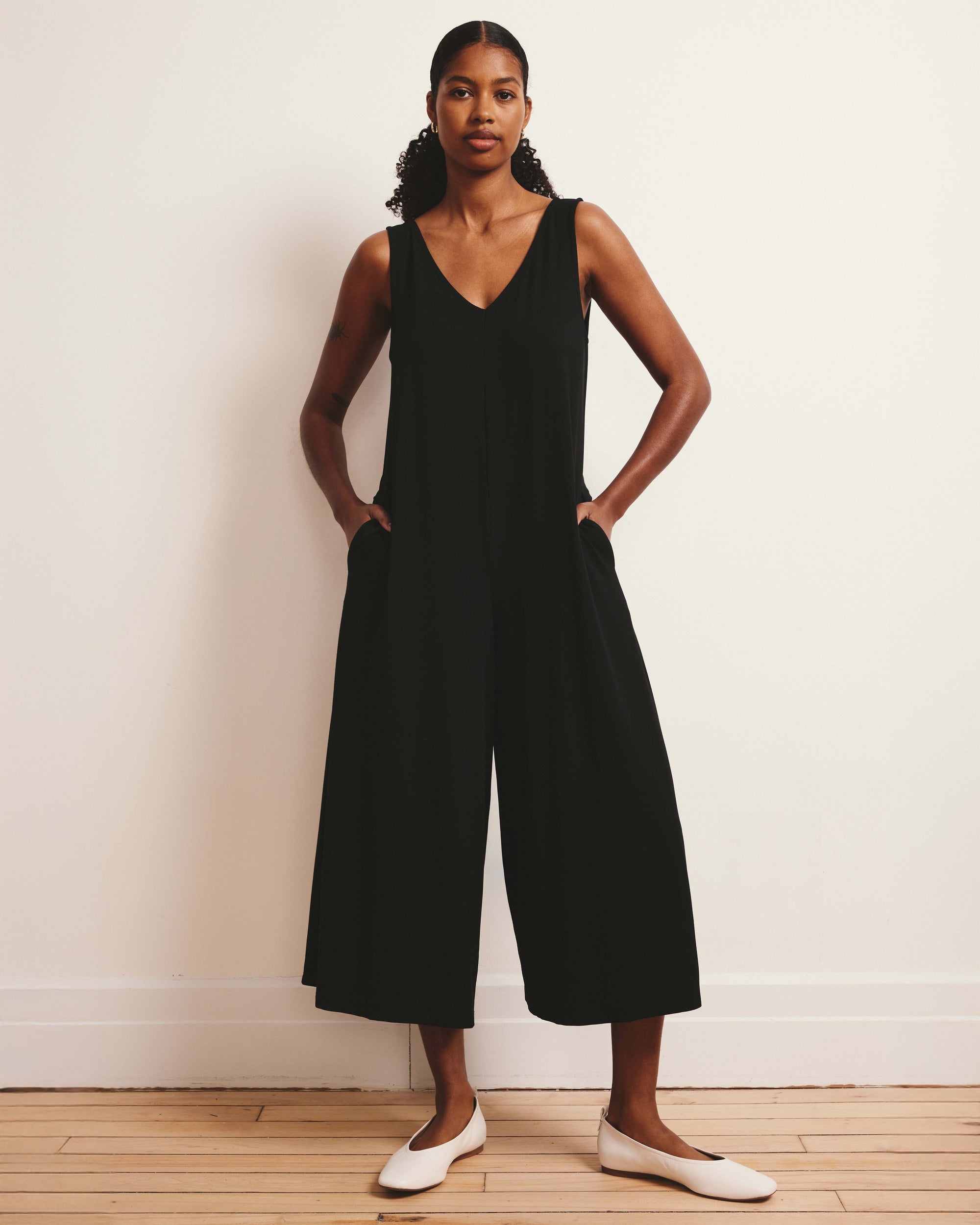 Sunny Divine Jersey Jumpsuit - Black | Plus Size & Straight Size Women's Fashion | Universal Standard