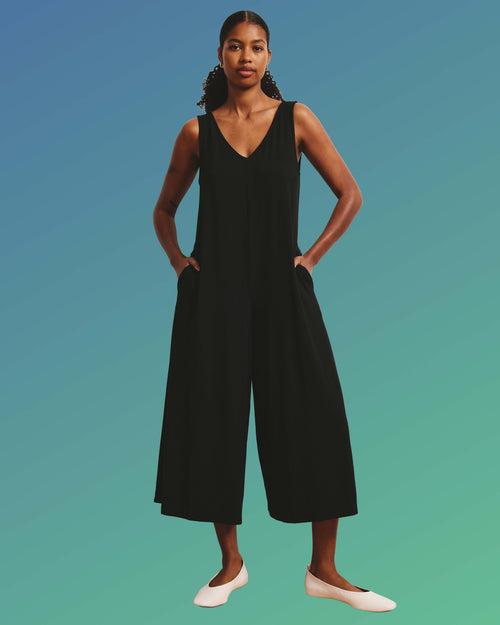 Sunny Divine Jersey Jumpsuit - Black | Plus Size & Straight Size Women's Fashion | Universal Standard
