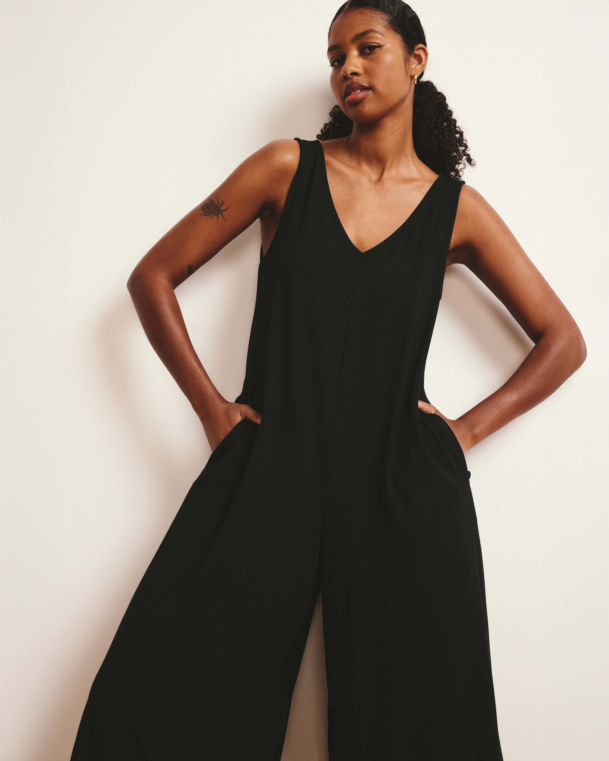Sunny Divine Jersey Jumpsuit - Black | Plus Size & Straight Size Women's Fashion | Universal Standard