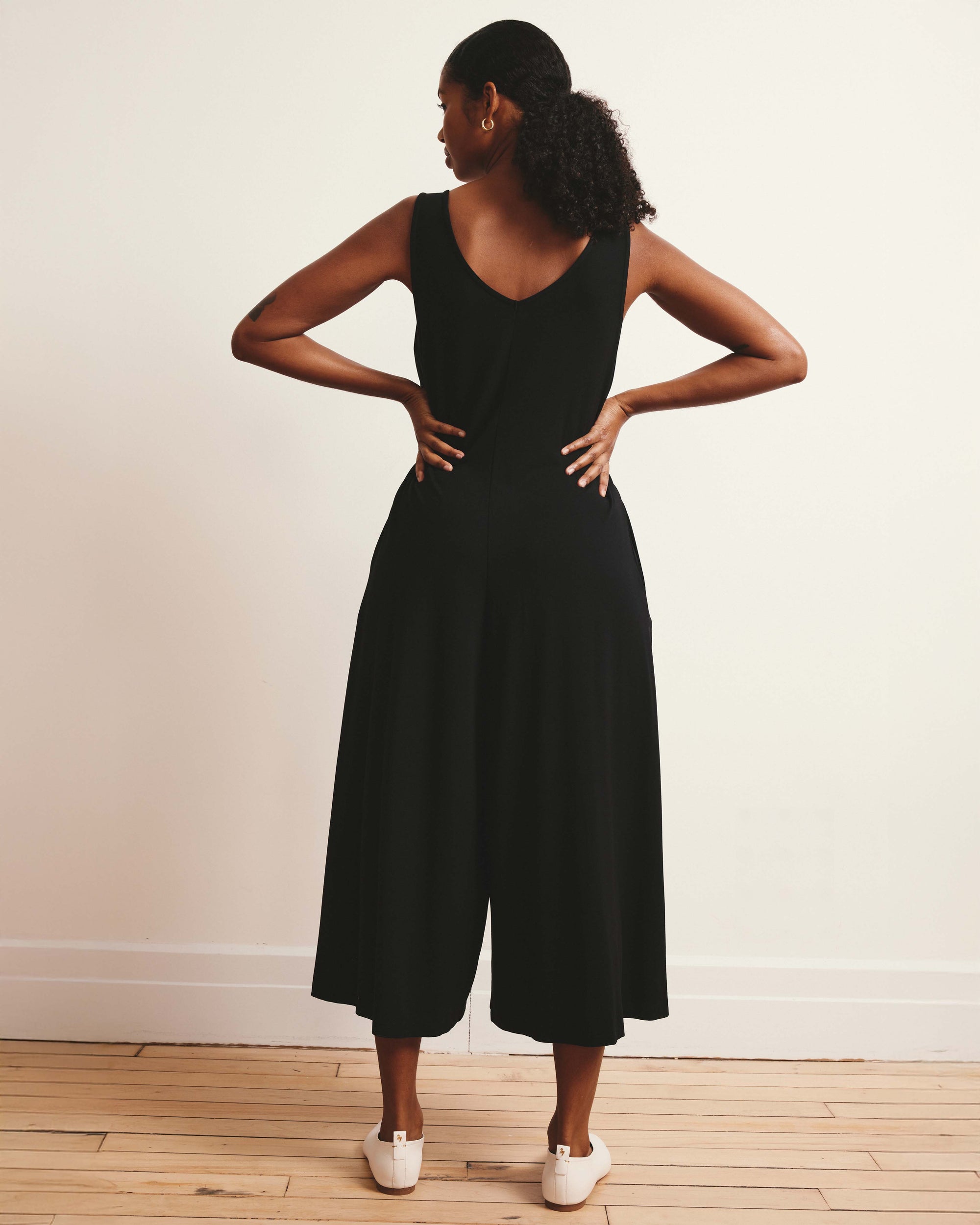Sunny Divine Jersey Jumpsuit - Black | Plus Size & Straight Size Women's Fashion | Universal Standard