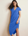 Iconic Geneva V-Neck Dress - Lapis