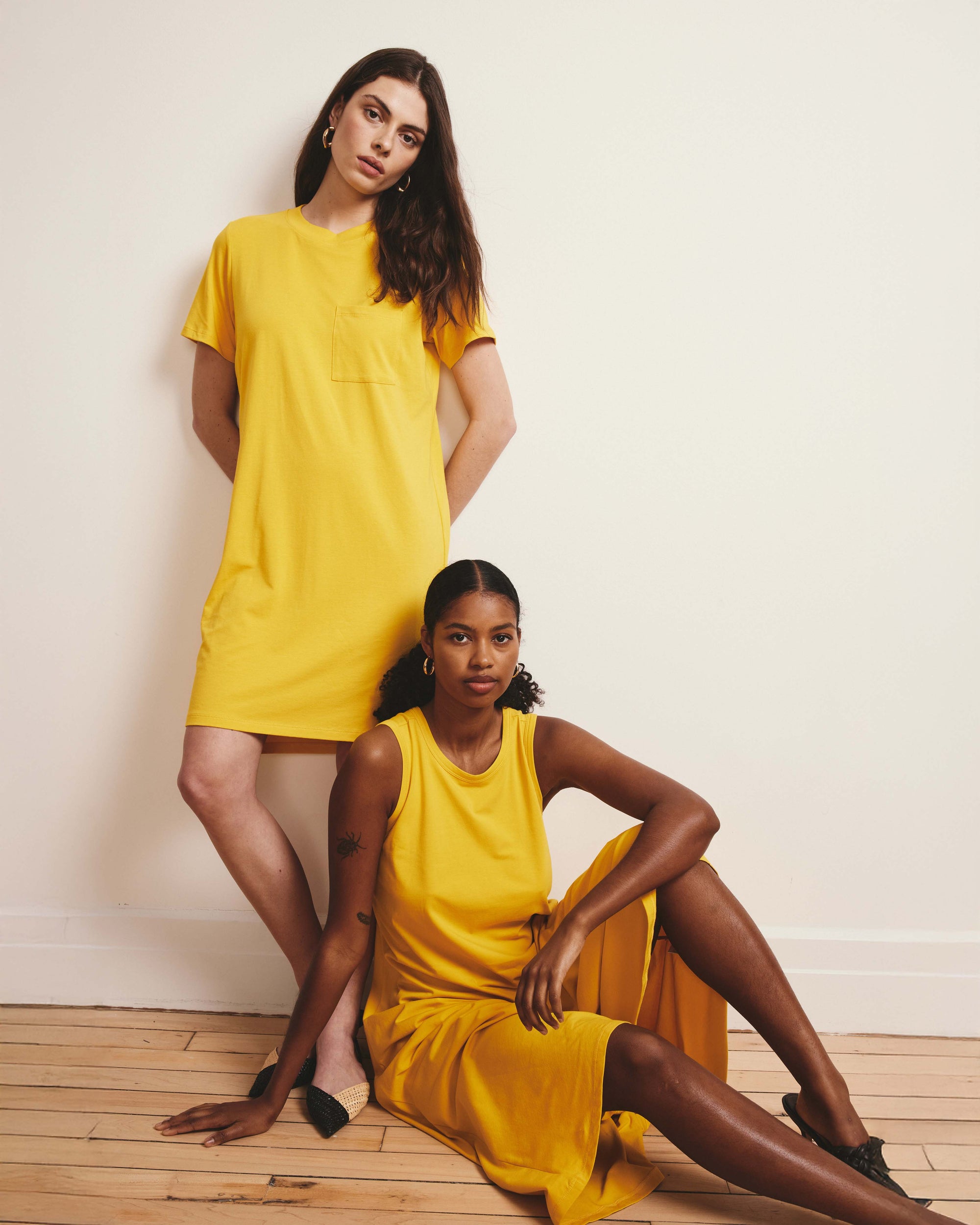 Sardinia Tank Dress - Yellow | Plus Size & Straight Size Women's Fashion | Universal Standard